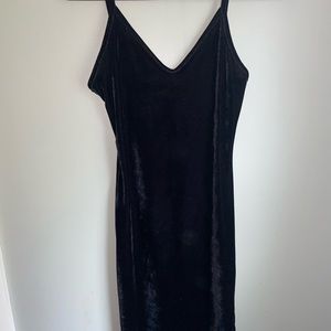 Very sexy little velvet black dress